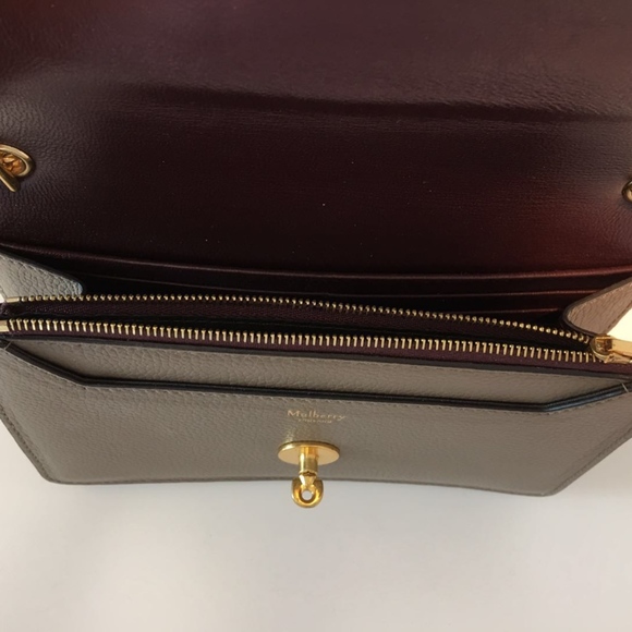 Mulberry Small Darley Solid Grey Classic Grain - Picture 6 of 6